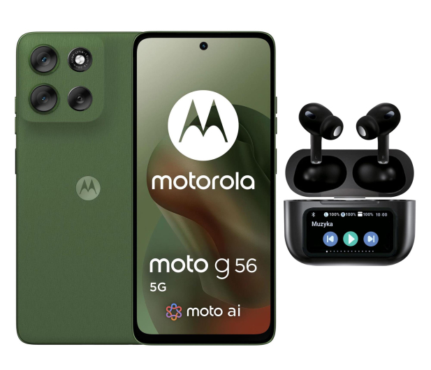 Motorola moto g56 5G 8/256GB Dill 120Hz + Smart Buds Pro - 1515121 - zdjęcie